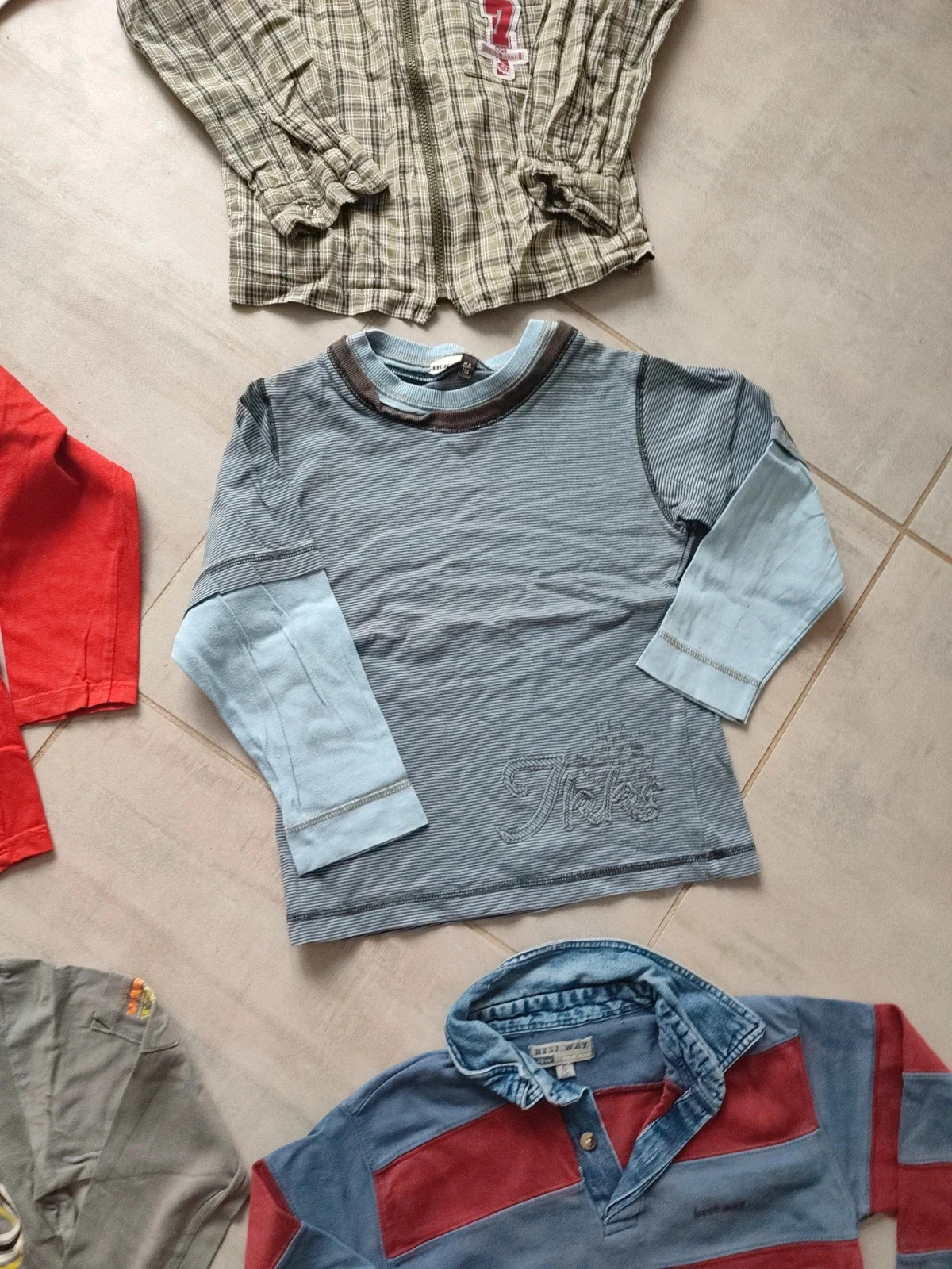 Conjunto de camisetas de mangas longas 6 anos – photo 6